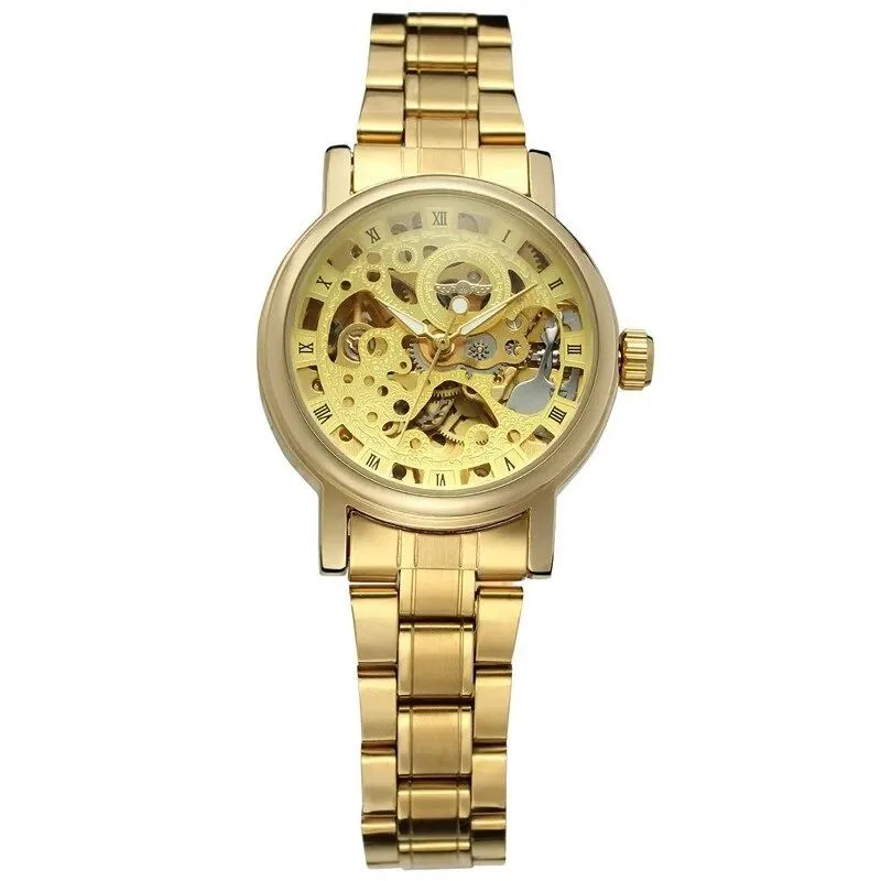 Women’s steampunk watch — skeleton visible Women’s steampunk watch — skeleton visible